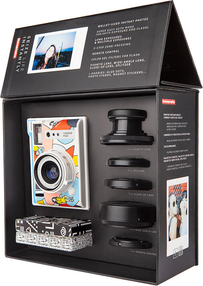Câmera Instantânea Lomography Lomo'Instant Com Lentes Kit - Loja