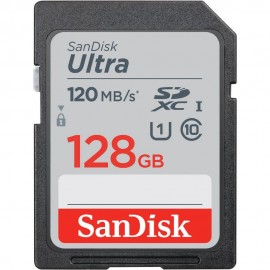 Cartão SDXC 128gb Sandisk Ultra 120mb/s