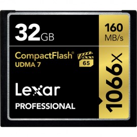 Cartão Compact Flash (CF) Lexar 32gb 160MB