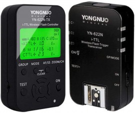 Rádio Flash Yongnuo YN-622n-Kit TLL para Nikon