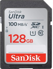 Cartão Sd Sandisk Ultra 128gb 100mb/s