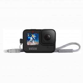 Capa Silicone Sleeve GoPro Hero 9 Black + Cordão - Preto