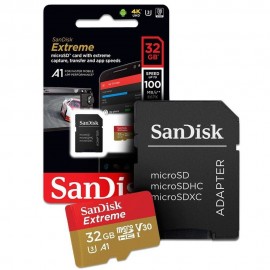Cartão MicroSD 32gb Sandisk Extreme 100mb/s
