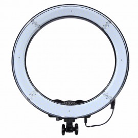 Iluminador Para Maquiador Ring Light Rl-18 + Suporte + Tripé 