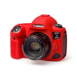 Capa / Case Silicone Para Proteção Canon 5d Mark Iv Vermelho