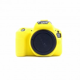 Capa / Case Silicone Para Proteção Canon SL2 / 200d Amarela