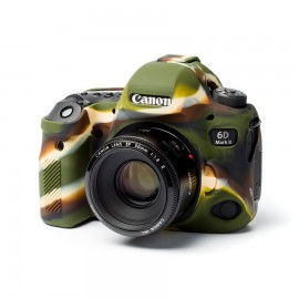Capa / Case Silicone Para Proteção Canon EOS 6D Mark II Camuflado