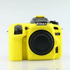 Capa Silicone Para Proteção Nikon D5500 / D5600 - Amarelo