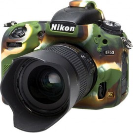 Capa / Case Silicone Proteção Câmera Nikon D750 Camuflado
