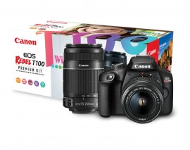 Câmera Canon T100 Premium Kit 